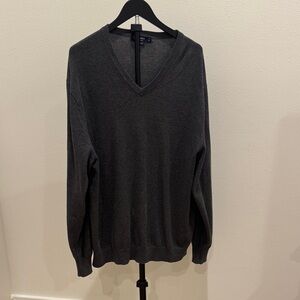 Daniel Cremieux Charcoal V-Neck Sweater